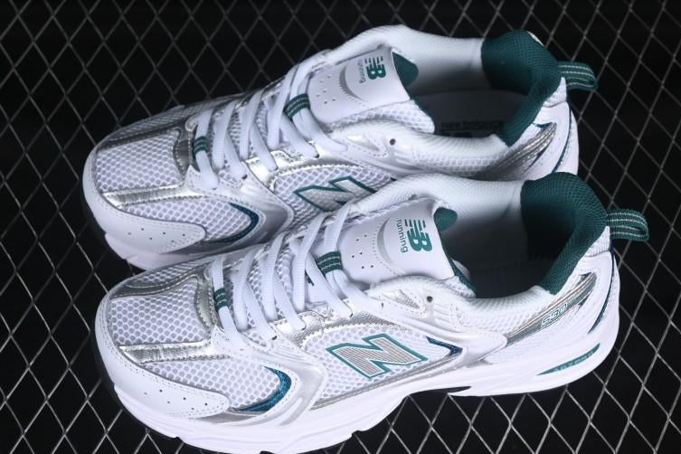 NB 530 "White Silver Green"