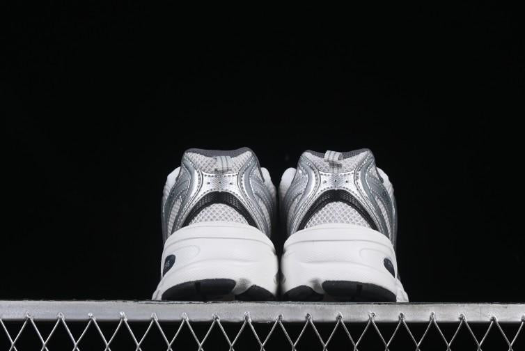 NB 530 "Grey Matter Silver Metallic"