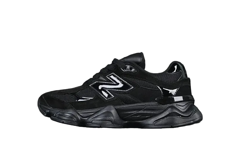 NB 9060 "Suede Patent/Triple Black"